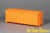 Benne 40m3 + couvercle orange