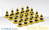 CONES JAUNE/NOIR