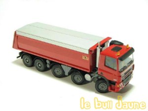 5 essieux benne bâchée HYVA