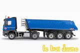 MB Arocs benne Schmitz bleu