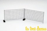 Clôture de chantier 2 argent