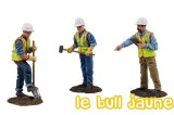 Figurines ouvriers de chantier