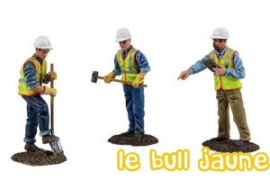 Figurines ouvriers de chantier