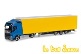 VOLVO FH bleu fourgon jaune