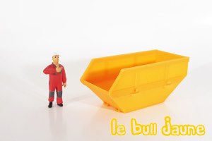 Benne à déchets 6.7m3