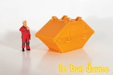 Benne à déchets couvercle 7m3