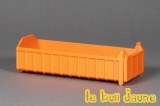 Benne basculante orange