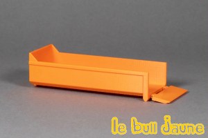 Benne déposable orange