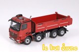 MB Arocs 8x4 benne rouge