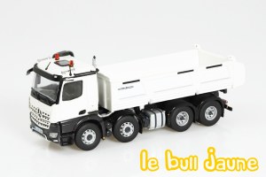 MB Arocs 8x4 benne blanc
