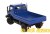 UNIMOG U 5000 bleu plateau bâché
