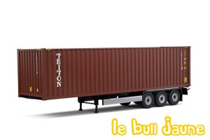 Remorque container 1/24°