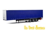 Remorque bâchée bleue 1/24°